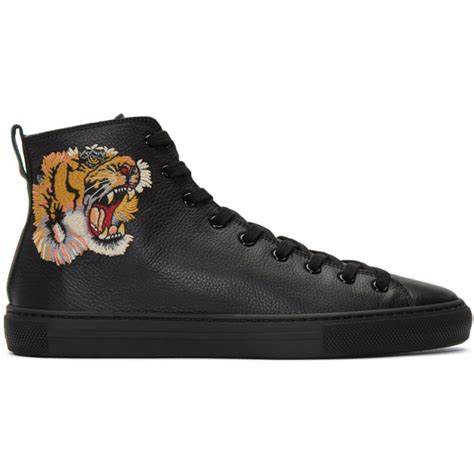 gucci hi top sneakers tiget|Gucci ultrapace sneakers.